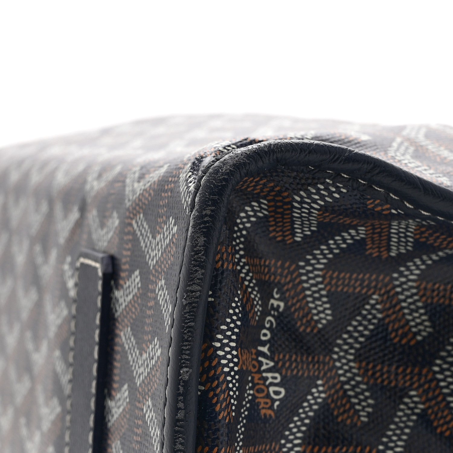 Goyard Goyardine Saint Leger Soft Briefcase Backpack Navy 11 of 12