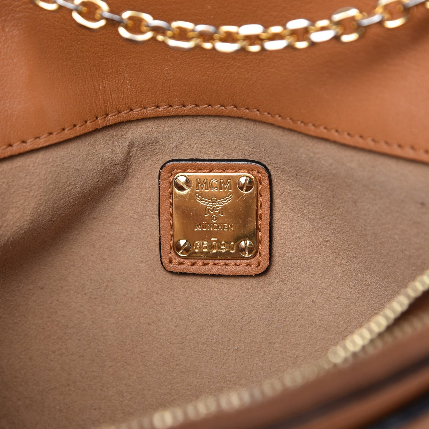 Visetos Small Millie Crossbody Bag Cognac