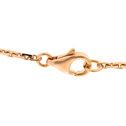 Cartier 18K Pink Gold Diamond Interlocking LOVE Necklace 4 of 8