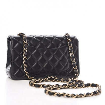 Chanel Lambskin Quilted Mini Rectangular Flap Black 3 of 10