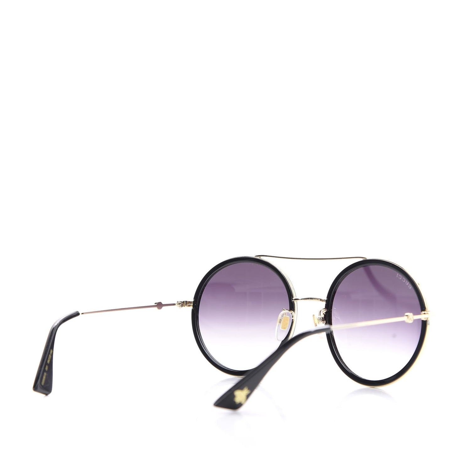 Round Frame Sunglasses GG0061S Black