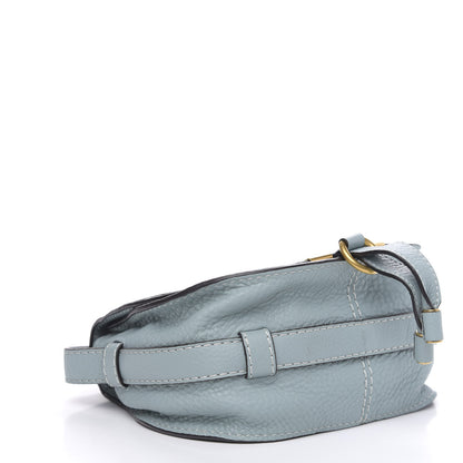 Chloe Calfskin Mini Marcie Round Crossbody Bag Faded Blue 4 of 9