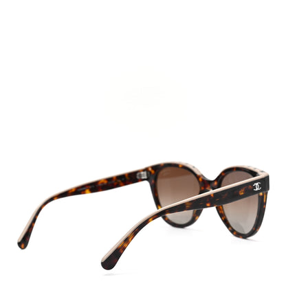 Chanel Acetate Polarized CC Butterfly Sunglasses 5414 Tortoise 4 of 8