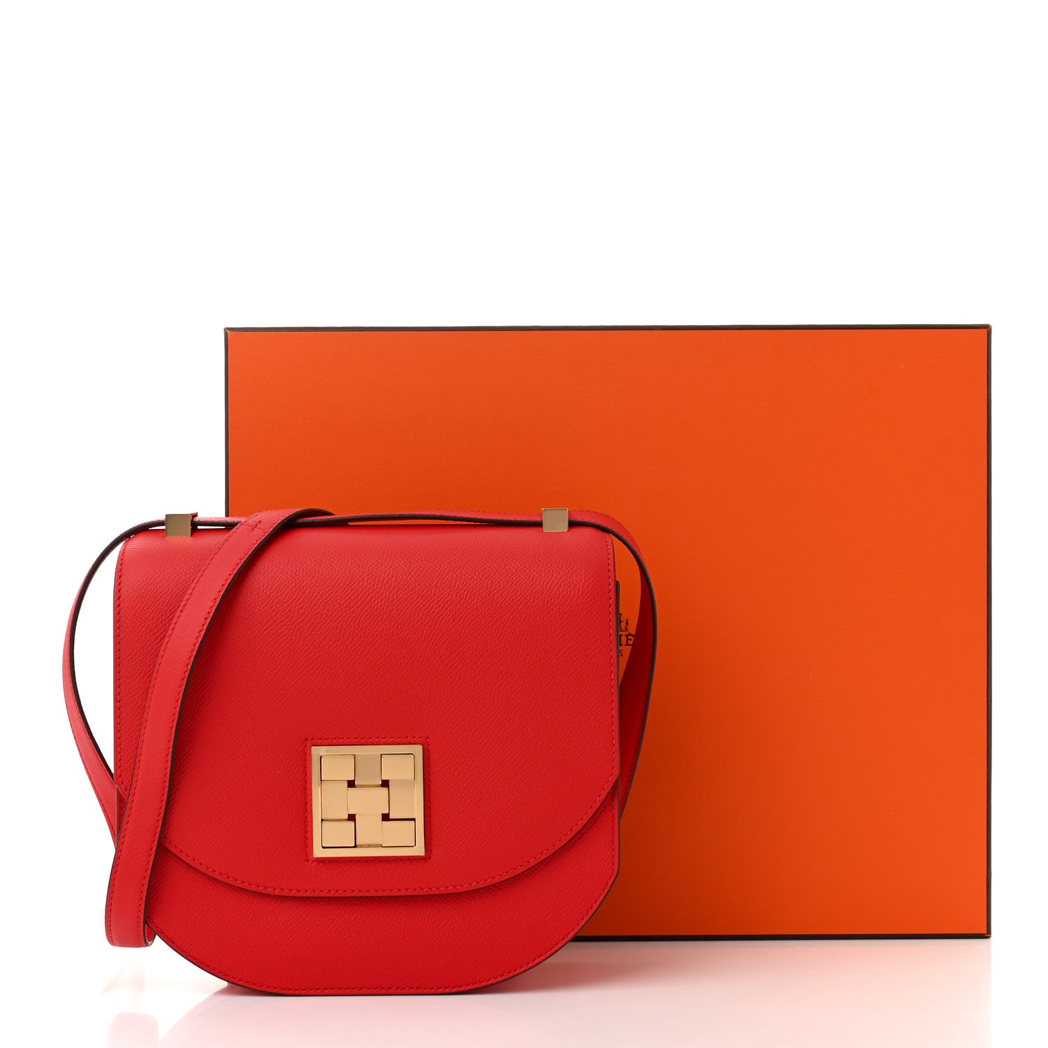 Hermes Epsom Mosaique Au 24-21 Rouge De Coeur 11 of 11