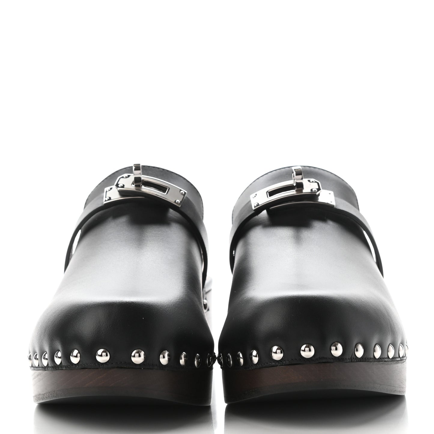 Calfskin Carlotta Mules 38 Black