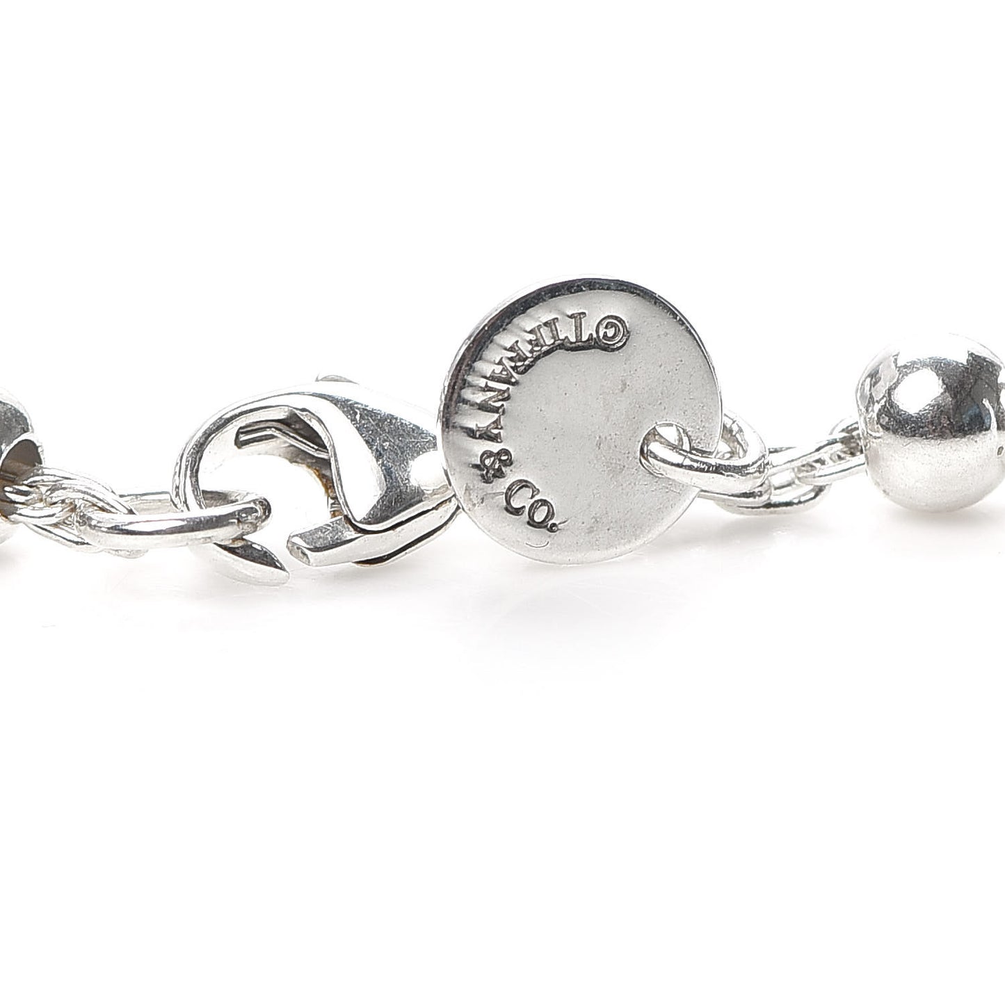 Sterling Silver 4mm Bow Bead Bracelet