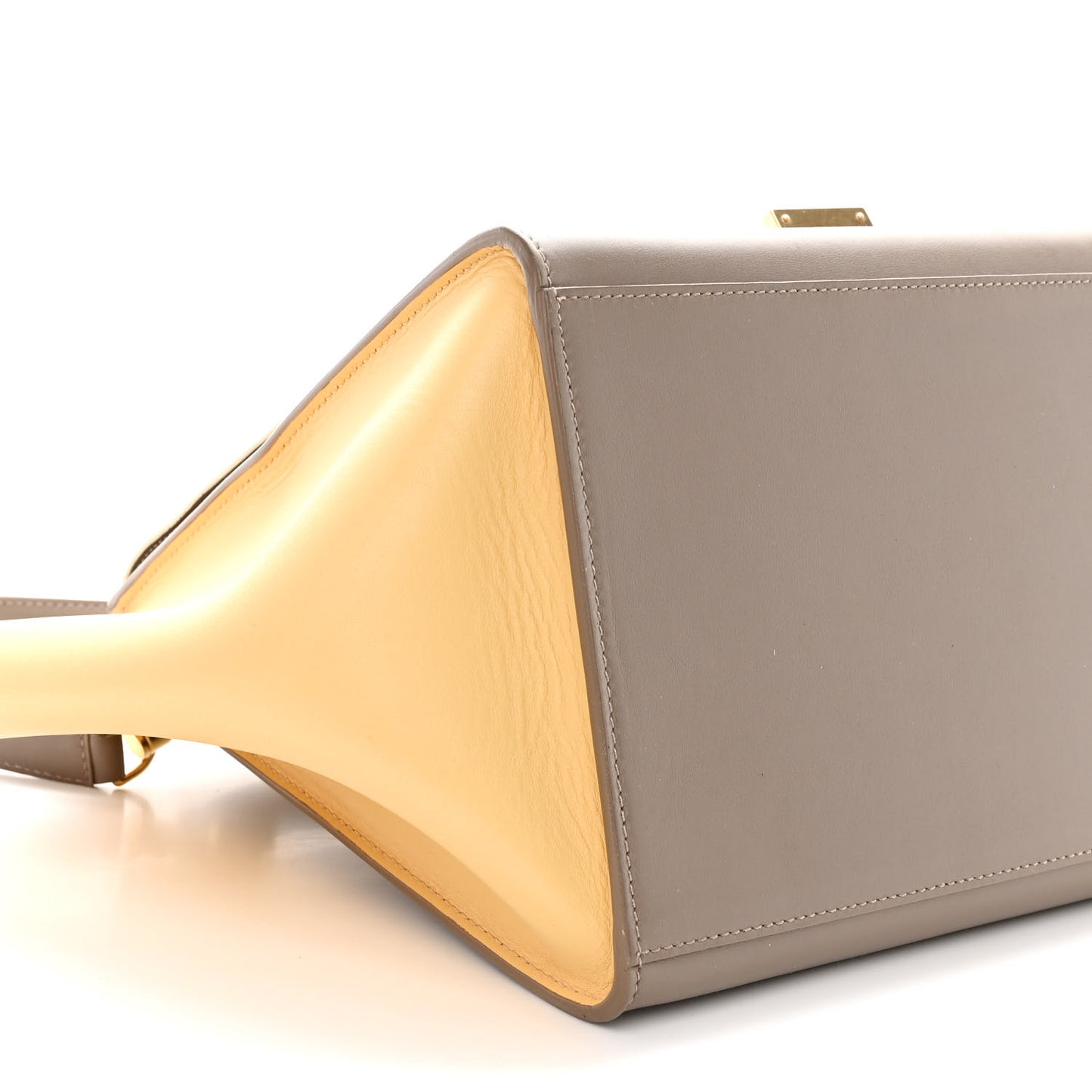Smooth Calfskin Medium Tri-Color Trapeze Butter