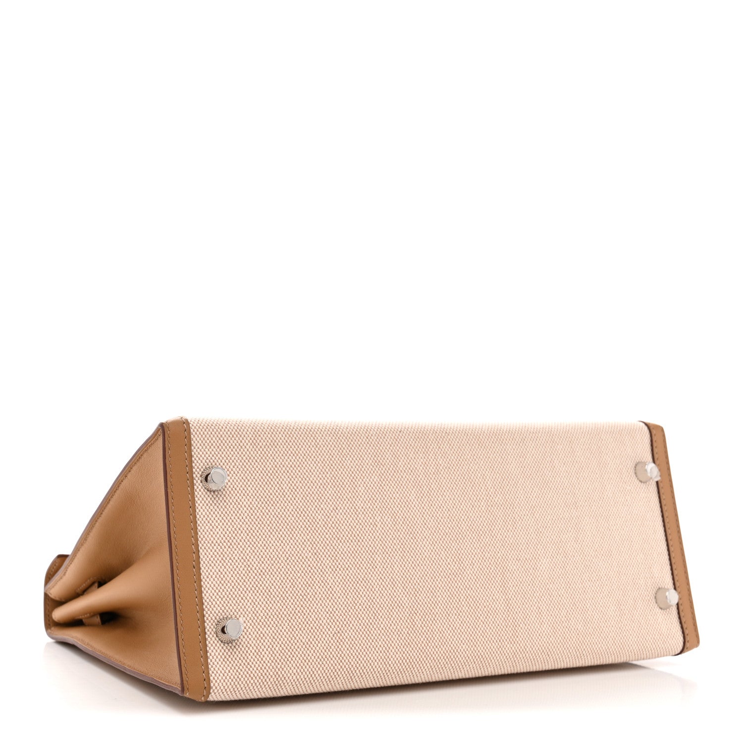 Hermes Toile H Swift Kelly Sellier 28 Ecru Biscuit 4 of 13