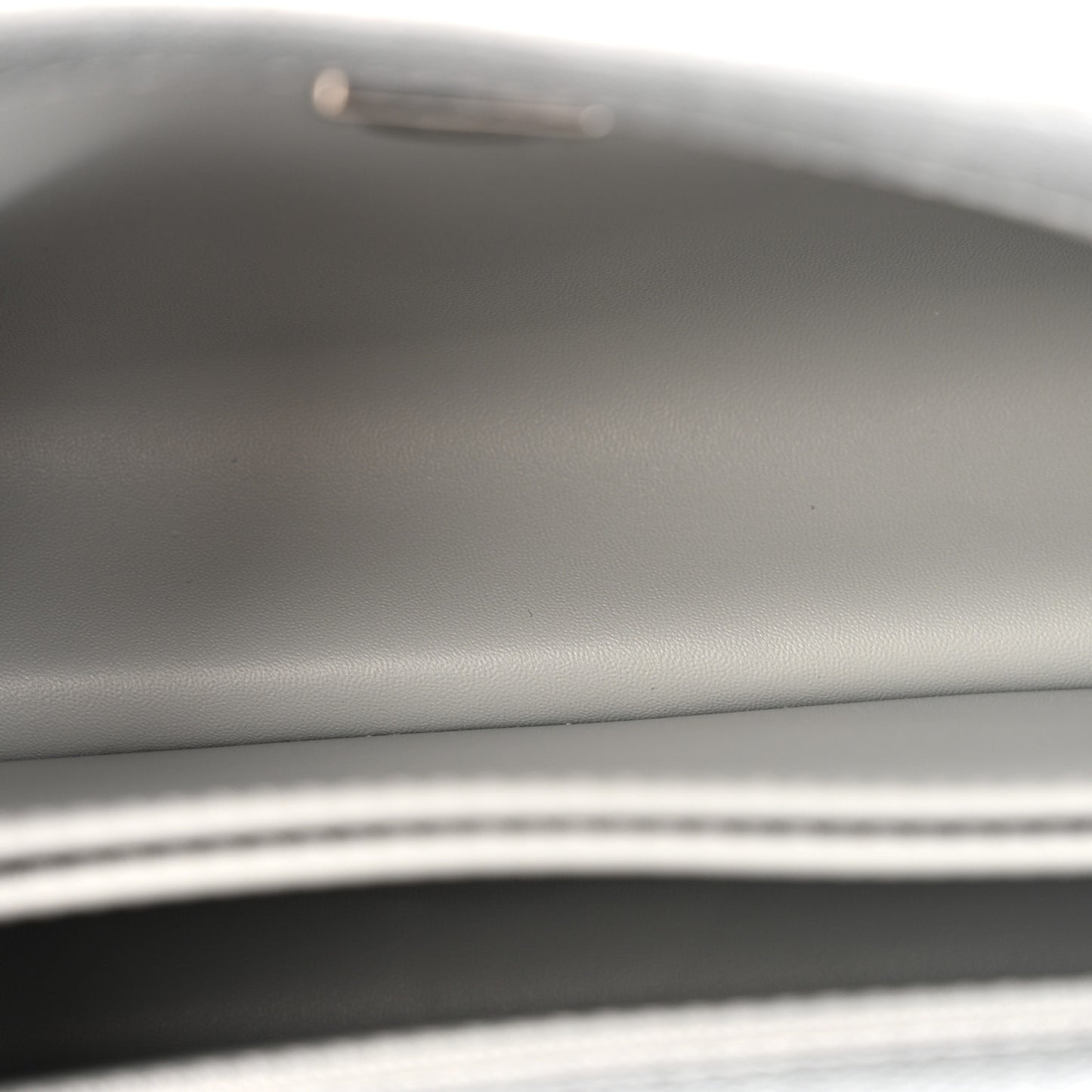 Metallic Caviar Quilted Mini Coco Handle Flap Silvery