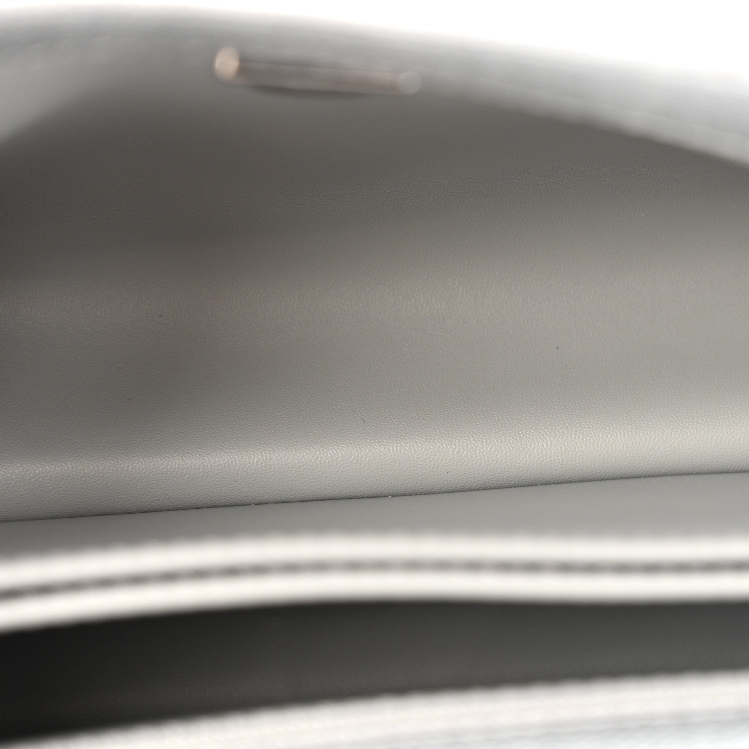 Chanel Metallic Caviar Quilted Mini Coco Handle Flap Silvery 5 of 11