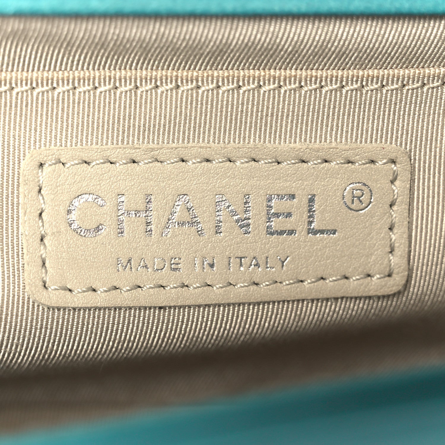 Chanel Lambskin Quilted Medium Boy Flap Turquoise 6 of 10