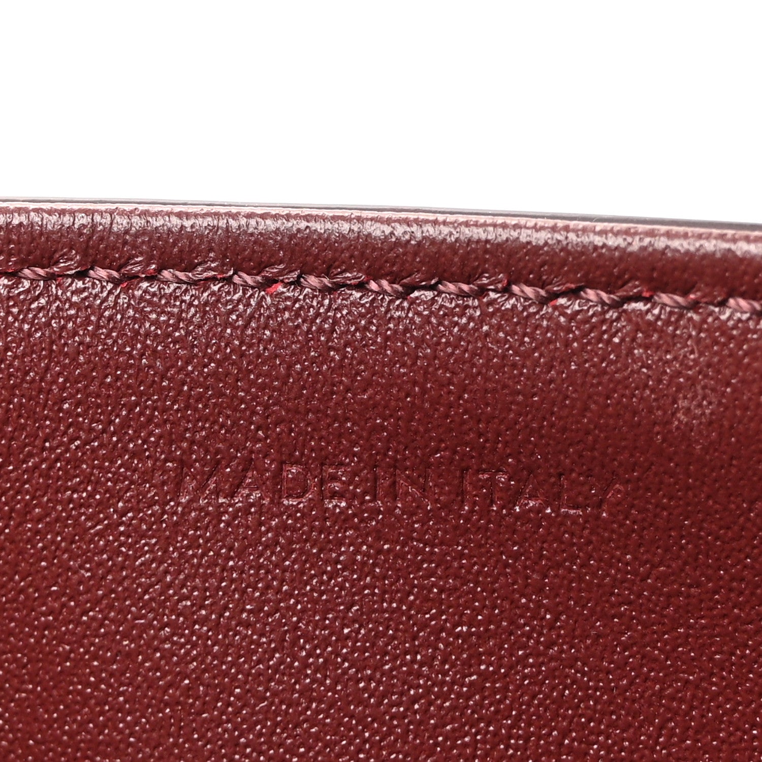 Celine Shiny Calfskin Teen Triomphe Light Burgundy 7 of 10