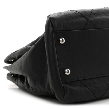 Chanel Calfskin Quilted Large Hamptons Flap Black 9 of 13