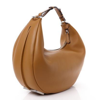 Fendi Vitello Grace Matte Medium Fendigraphy Hobo Bag Caramello 3 of 11
