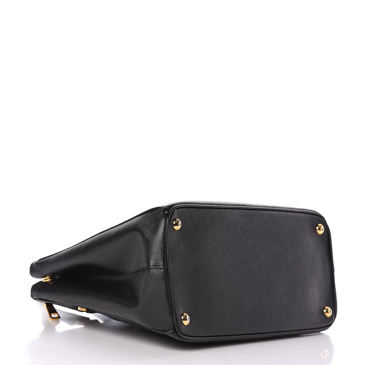 Prada Saffiano Medium Galleria Double Zip Tote Black 4 of 12