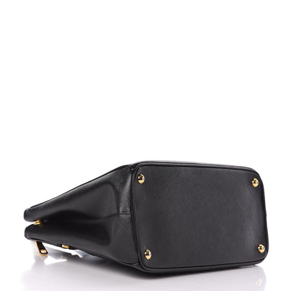 Prada Saffiano Medium Galleria Double Zip Tote Black 4 of 12