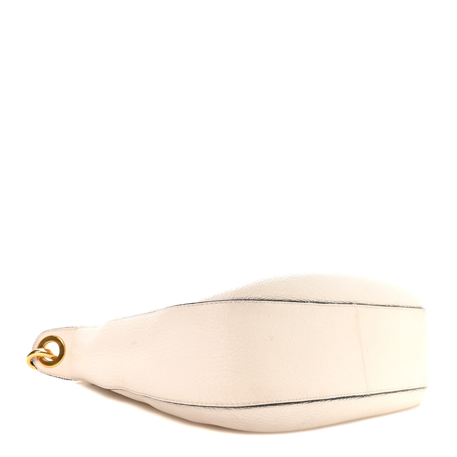 Prada Vitello Phenix Zippered Messenger Hobo White 4 of 11