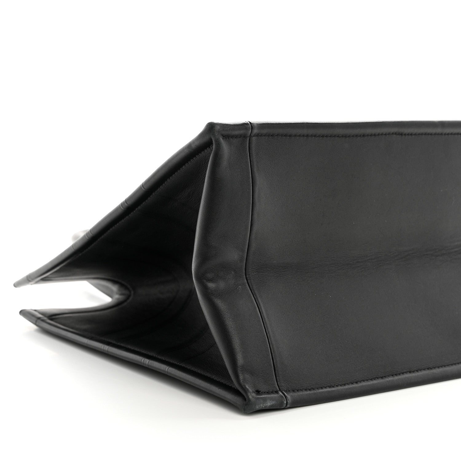 Christian Dior Calfskin Embossed Medium Book Tote Black 9 of 10