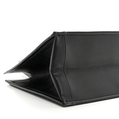 Christian Dior Calfskin Embossed Medium Book Tote Black 9 of 10