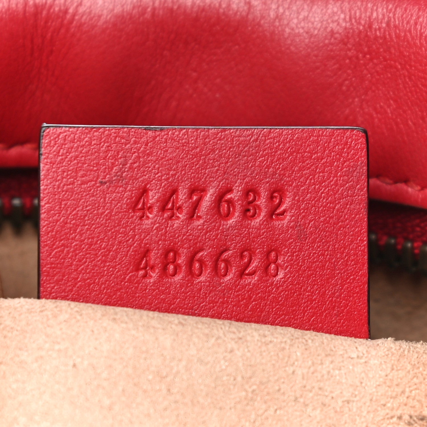 Gucci Calfskin Matelasse Small GG Marmont Chain Shoulder Bag Hibiscus Red 7 of 38