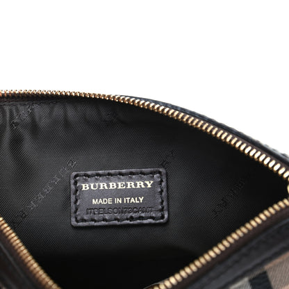 Burberry Haymarket Check Pouch Chocolate 6 of 8