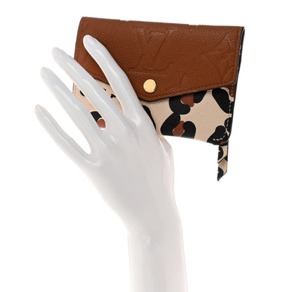 Louis Vuitton Empreinte Monogram Giant Wild At Heart Key Pouch Caramel 2 of 10