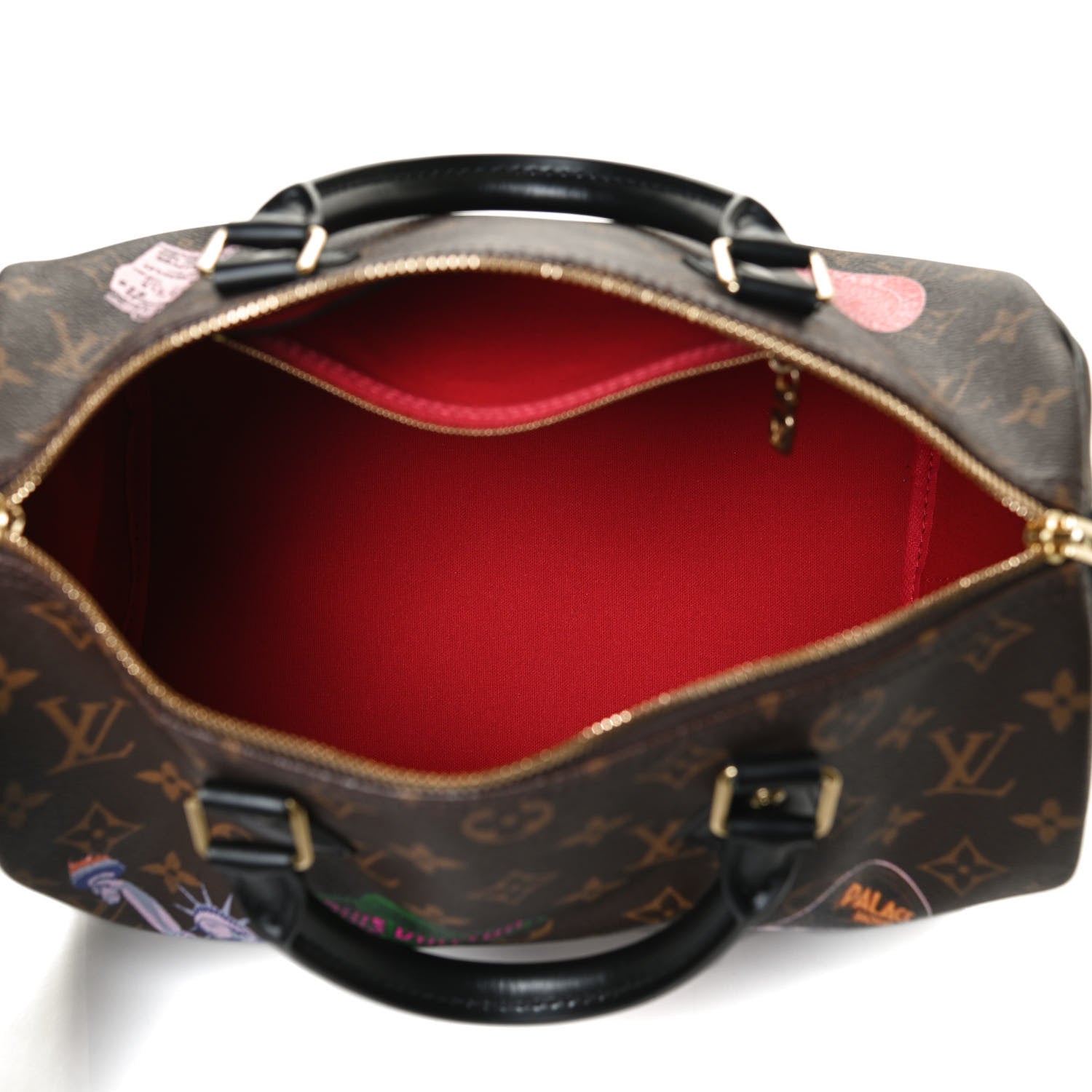 Louis Vuitton Monogram My World Tour Speedy Bandouliere 30 Black 4 of 10