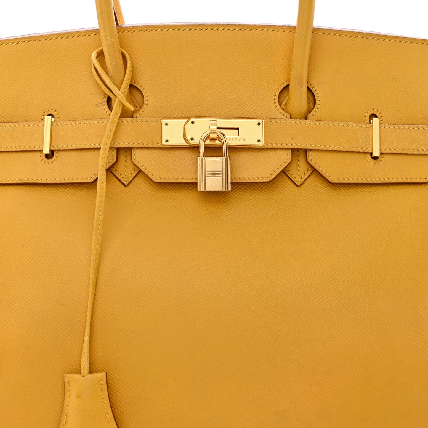 Epsom Birkin 35 Jaune