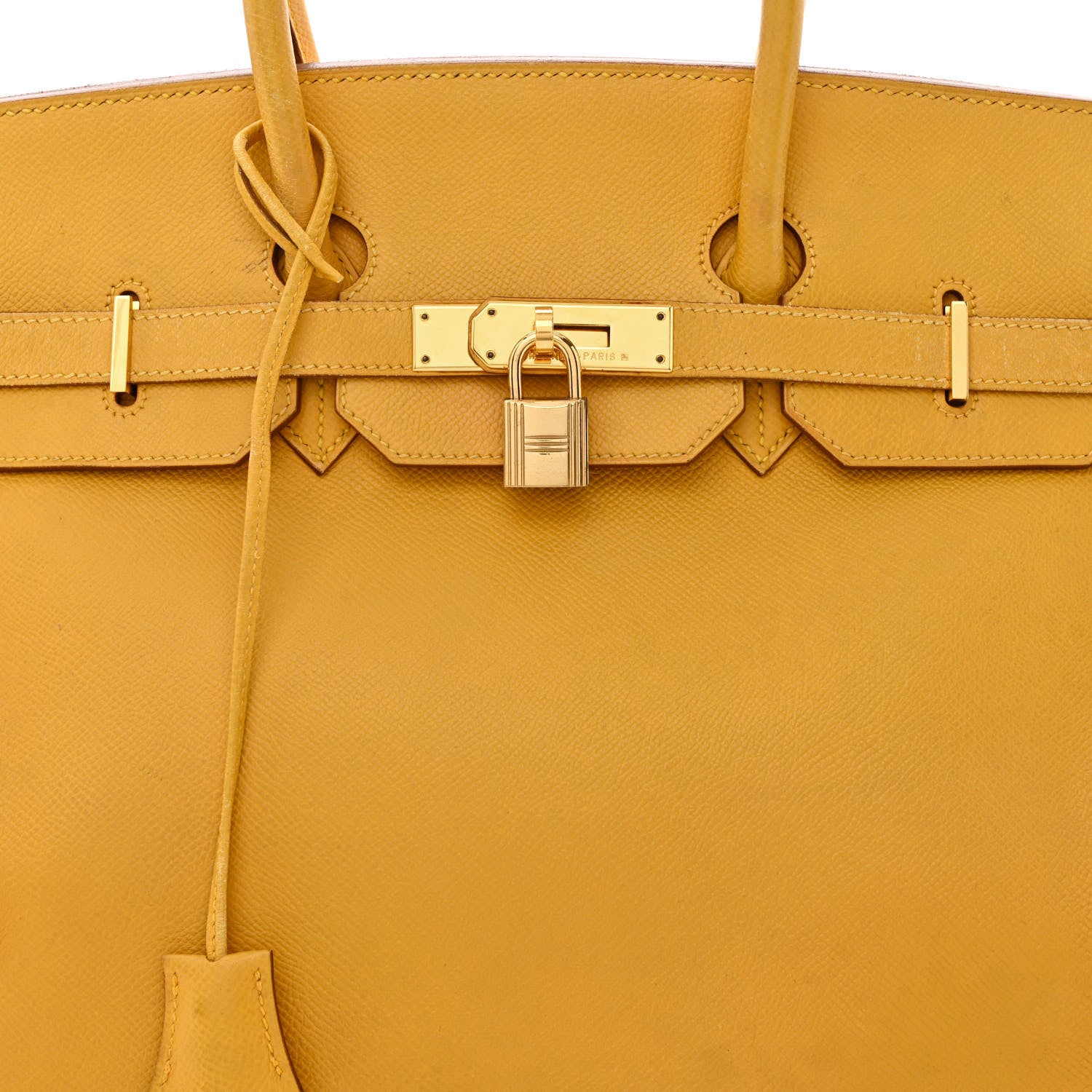 Hermes Epsom Birkin 35 Jaune 8 of 32