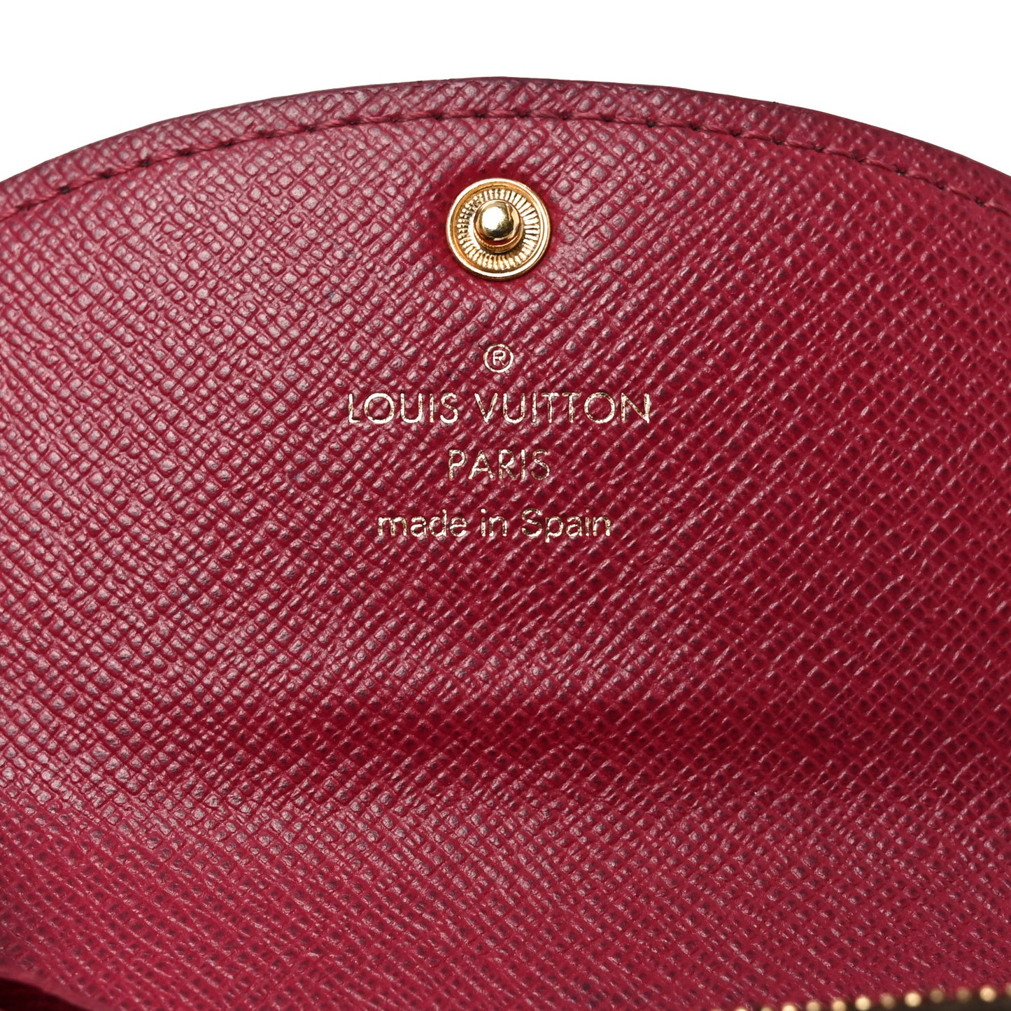 Monogram Rosalie Coin Purse Fuchsia