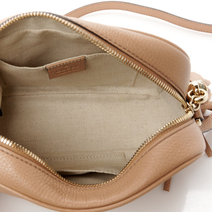 Gucci Pebbled Calfskin Small Soho Disco Bag Camelia 5 of 12