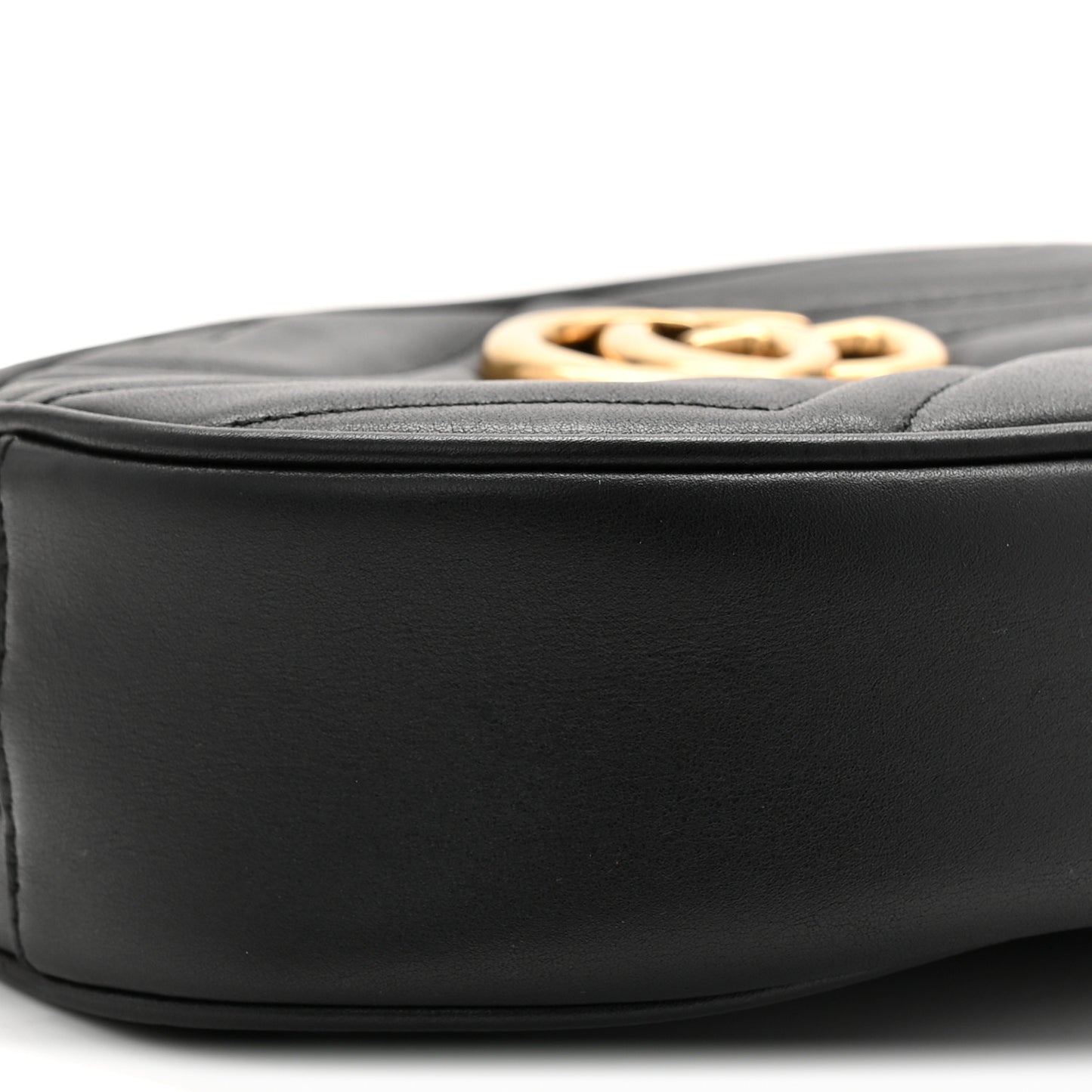 Calfskin Matelasse GG Marmont Belt Bag 95 38 Black