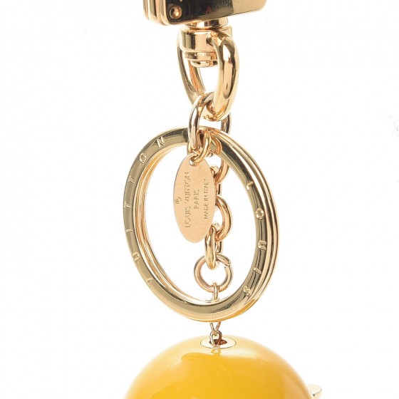Brass Enamel Bijou de Sac Totem Bag Charm Key Ring Multicolor