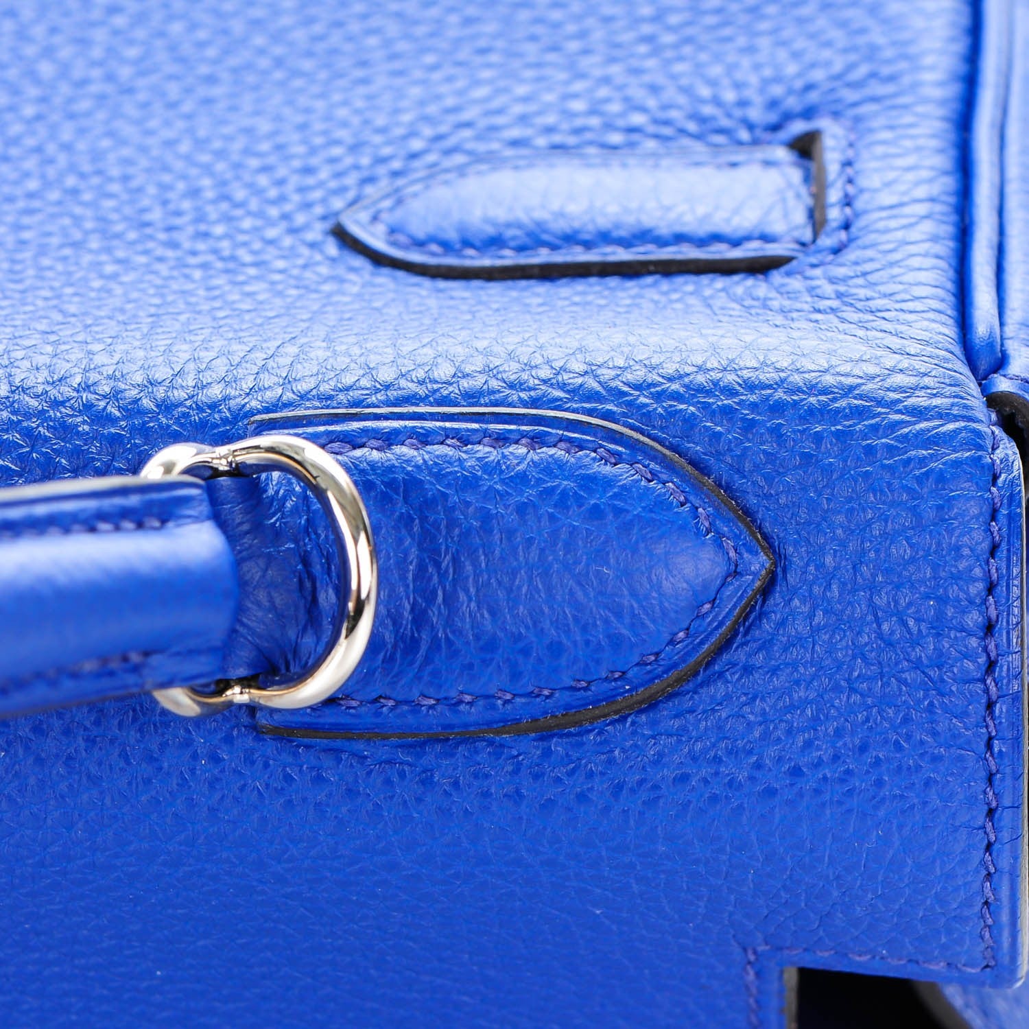 Hermes Togo Kelly Retourne 32 Bleu Electrique 20 of 25