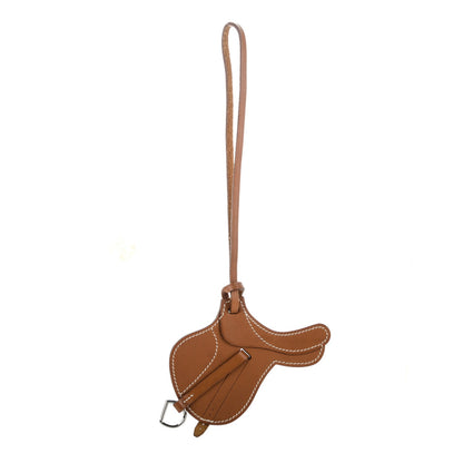 Hermes Natural Barenia Paddock Selle Horse Saddle Bag Charm 1 of 3