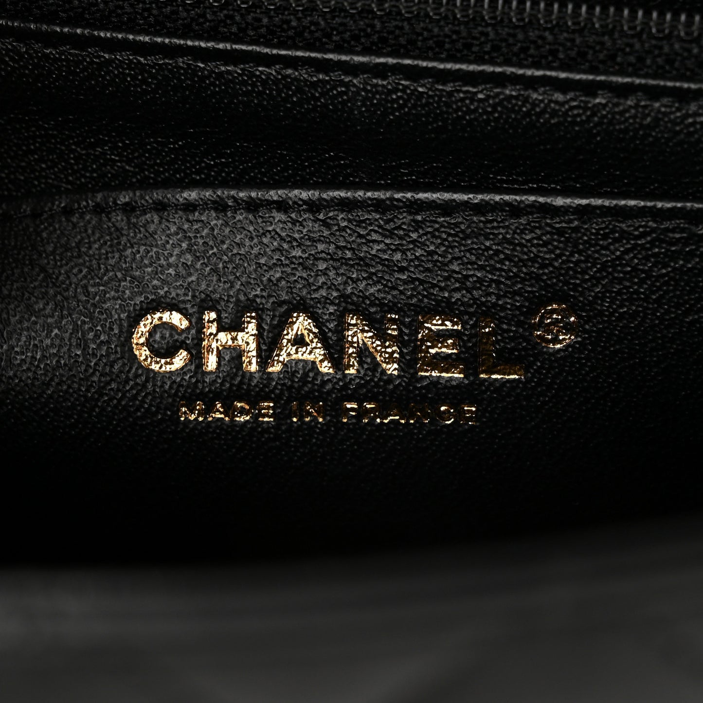Lambskin Quilted Mini Rectangular Flap Black