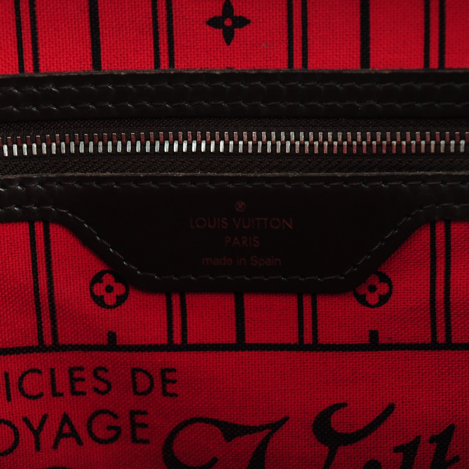 Louis Vuitton Damier Ebene Neverfull MM 6 of 10
