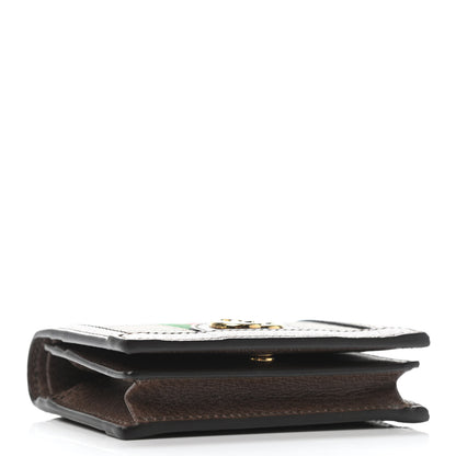 Gucci GG Supreme Monogram Web Ophidia Card Case Beige New Acero 3 of 5