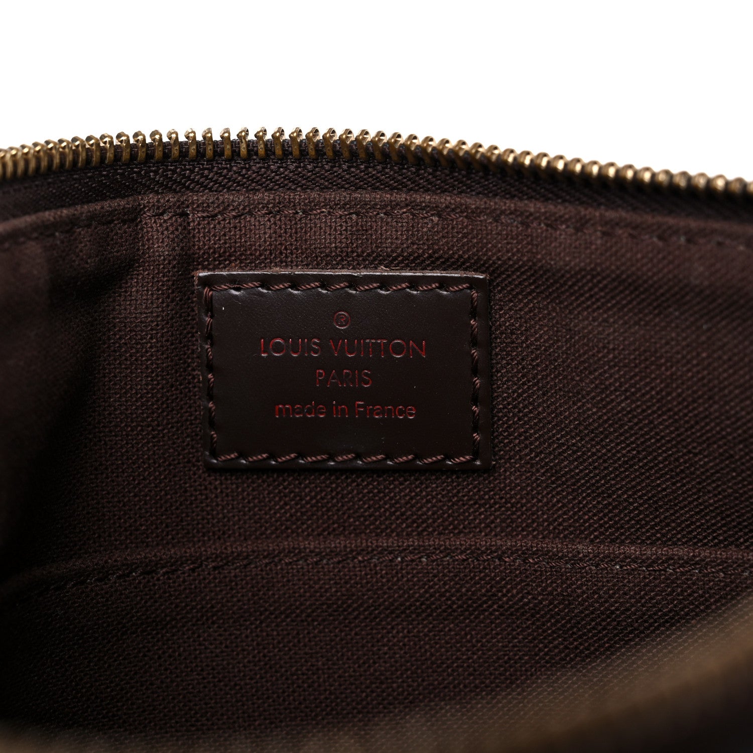 Louis Vuitton Damier Ebene Brooklyn Flat Pochette 6 of 12