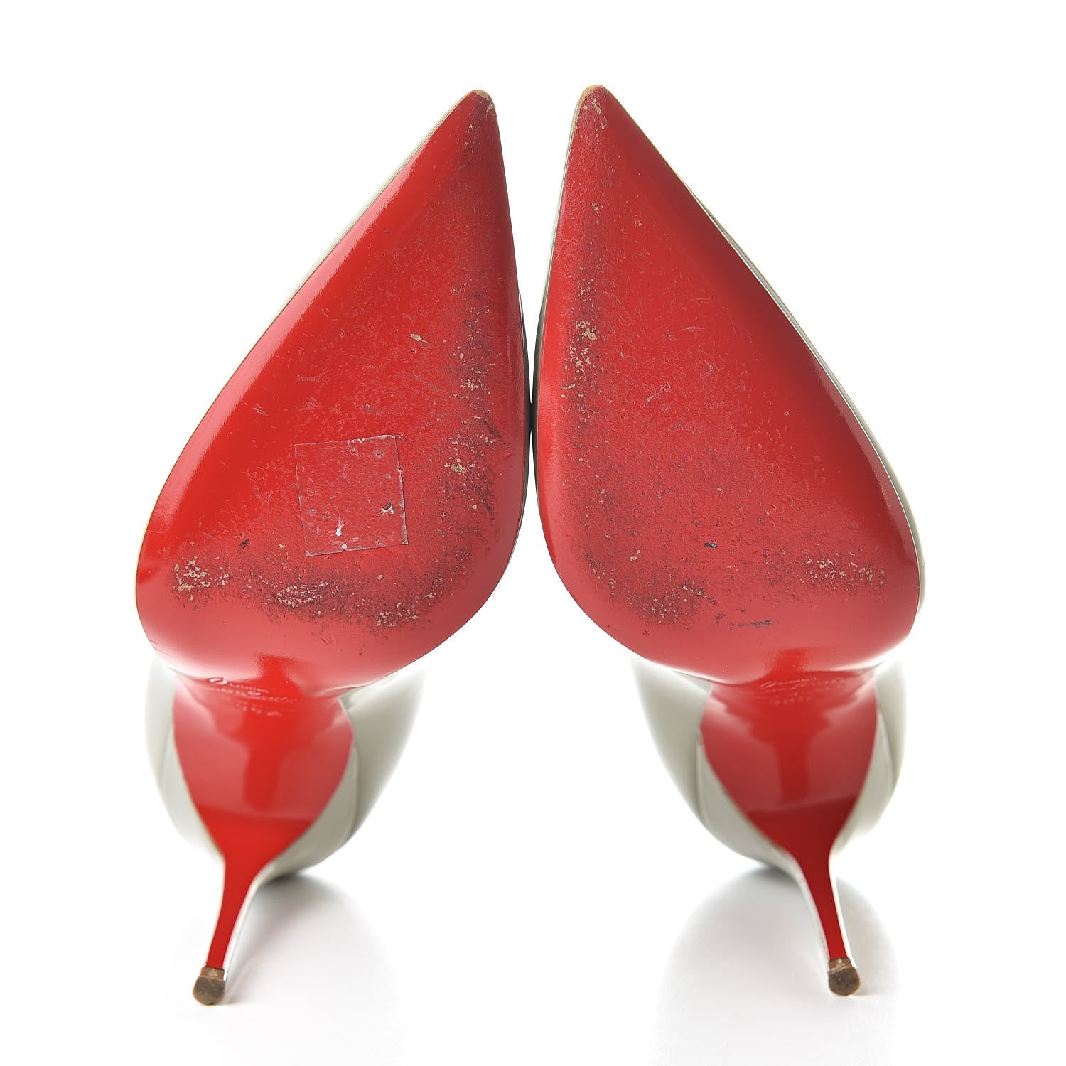 Christian Louboutin Patent Decollete 554 100 Pumps 36.5 Gris 5 of 14