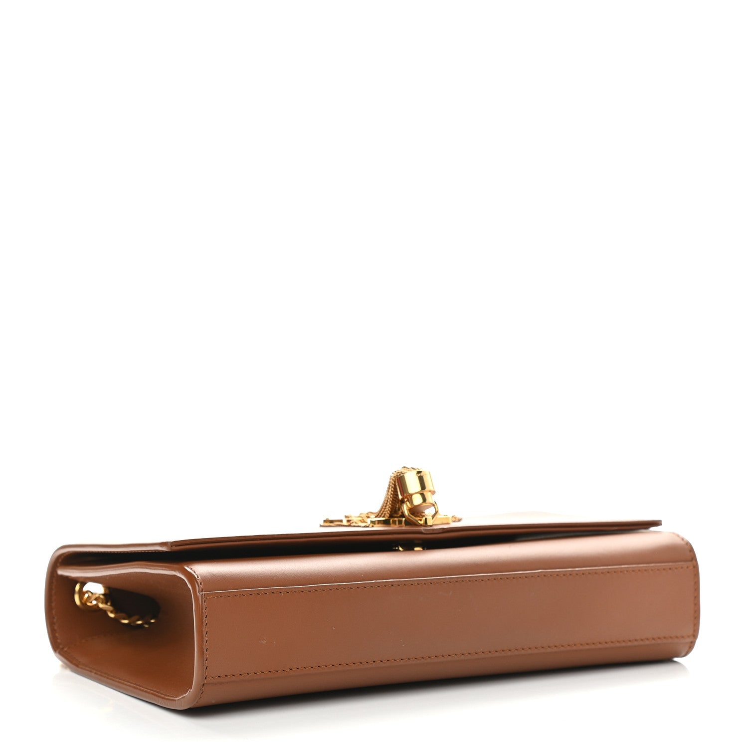 Saint Laurent Smooth Calfskin Medium Classic Monogram Kate Tassel Satchel Fauve 4 of 9