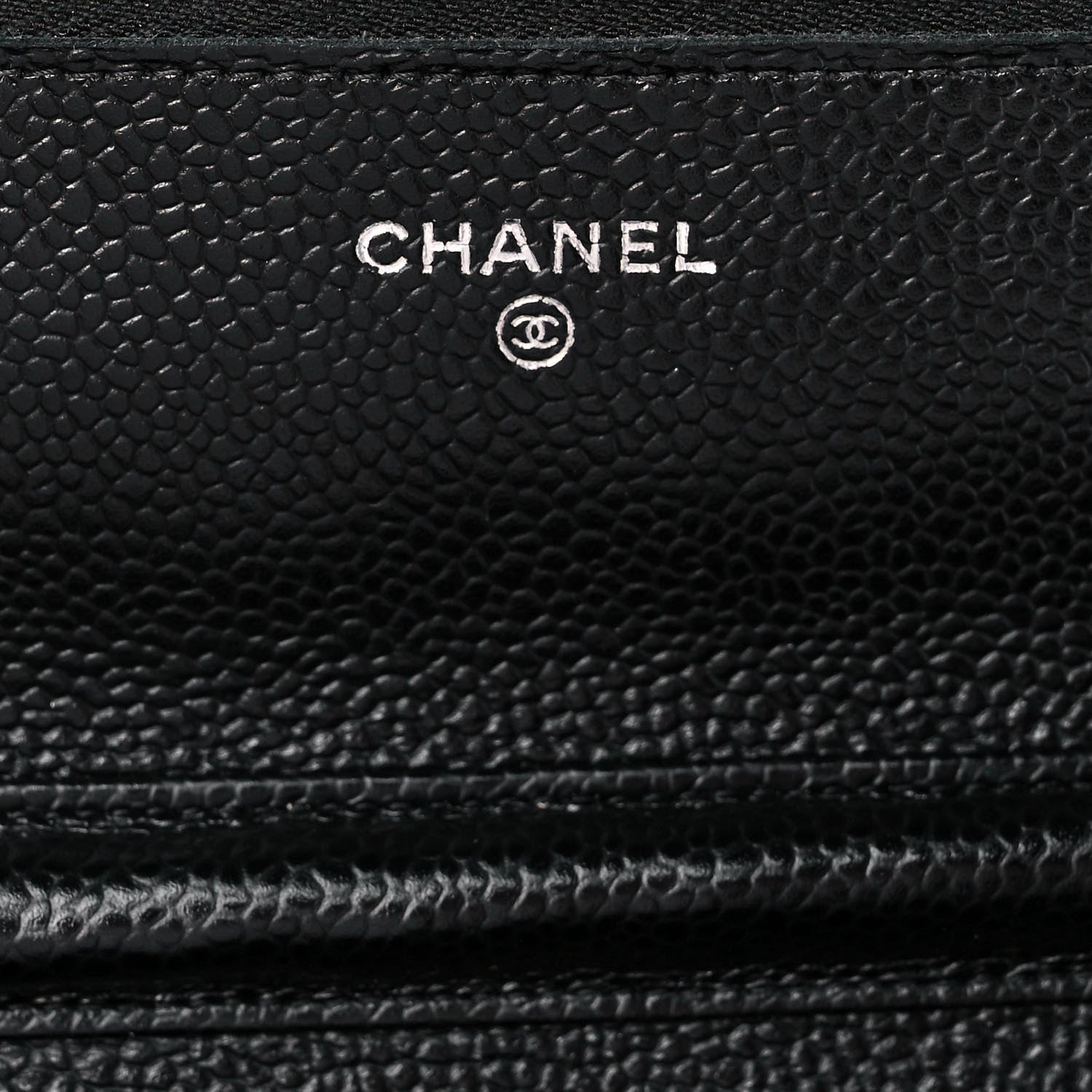 Chanel Caviar Quilted Wallet On Chain WOC Black 6 of 10