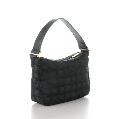 Chanel Nylon Travel Hobo Black 3 of 7