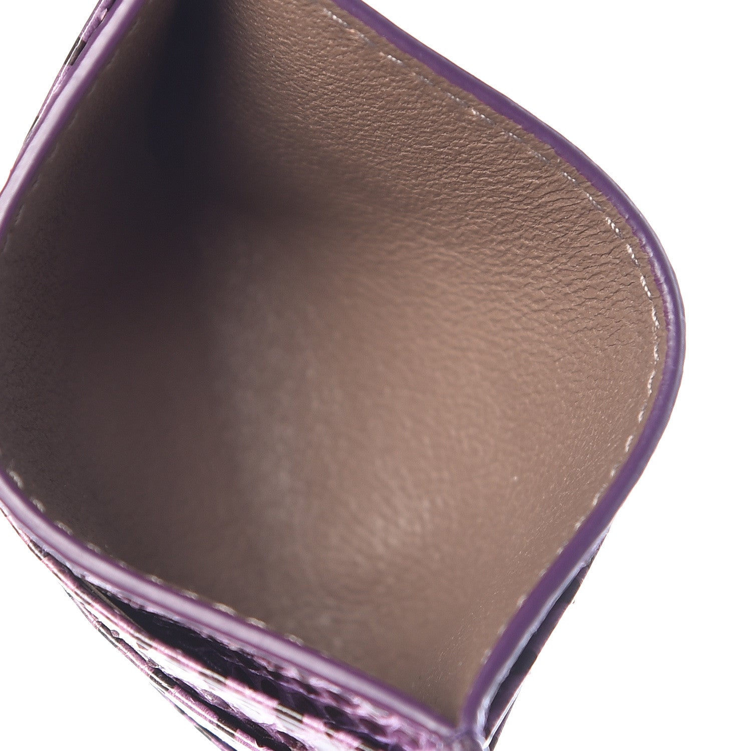 Bottega Veneta Lizard Card Wallet Purple 5 of 8