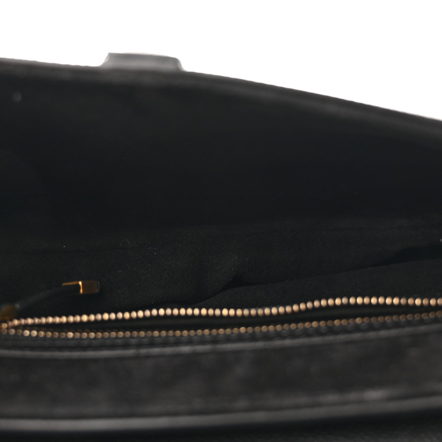 Christian Dior Grained Calfskin Saddle Bag Black 5 of 10