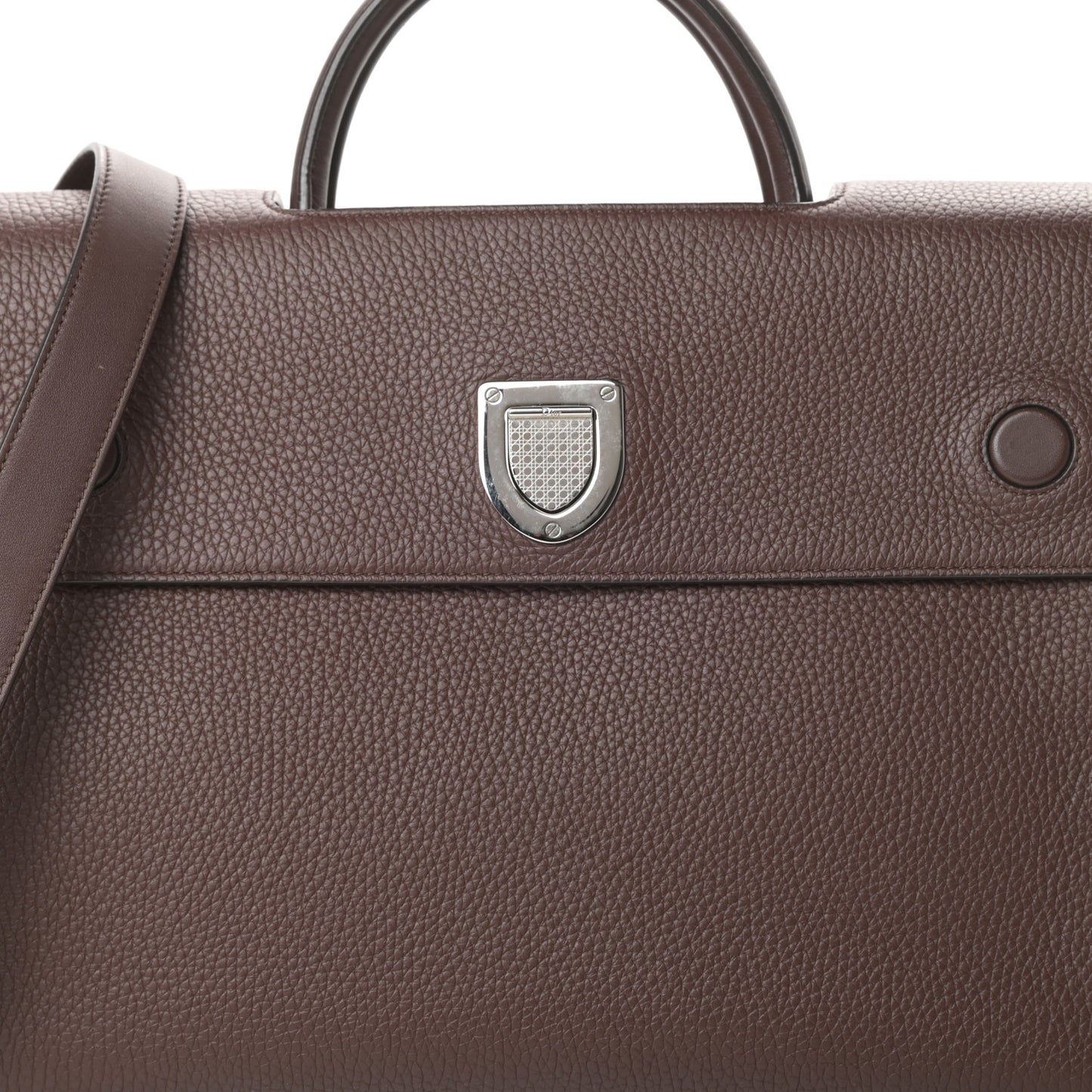 Grained Calfskin Large Diorever Flap