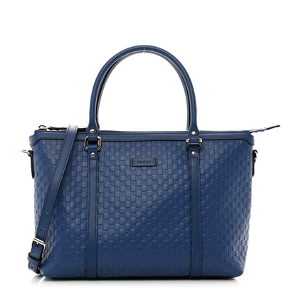Gucci Soft Microguccissima Small Zippered Satchel Caspian 1 of 10
