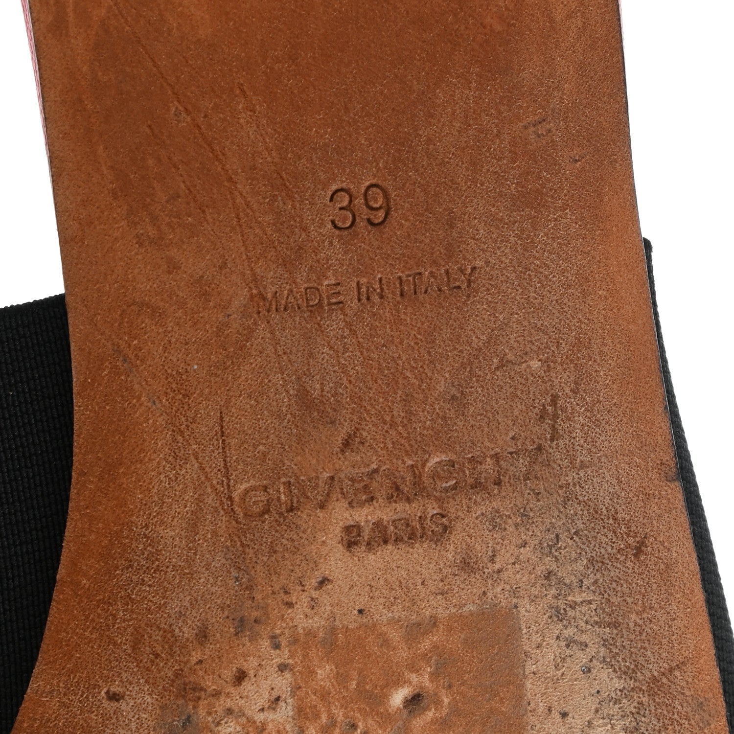 Givenchy Calfskin Bedford Logo Mule Slides 39 Lobster 7 of 8