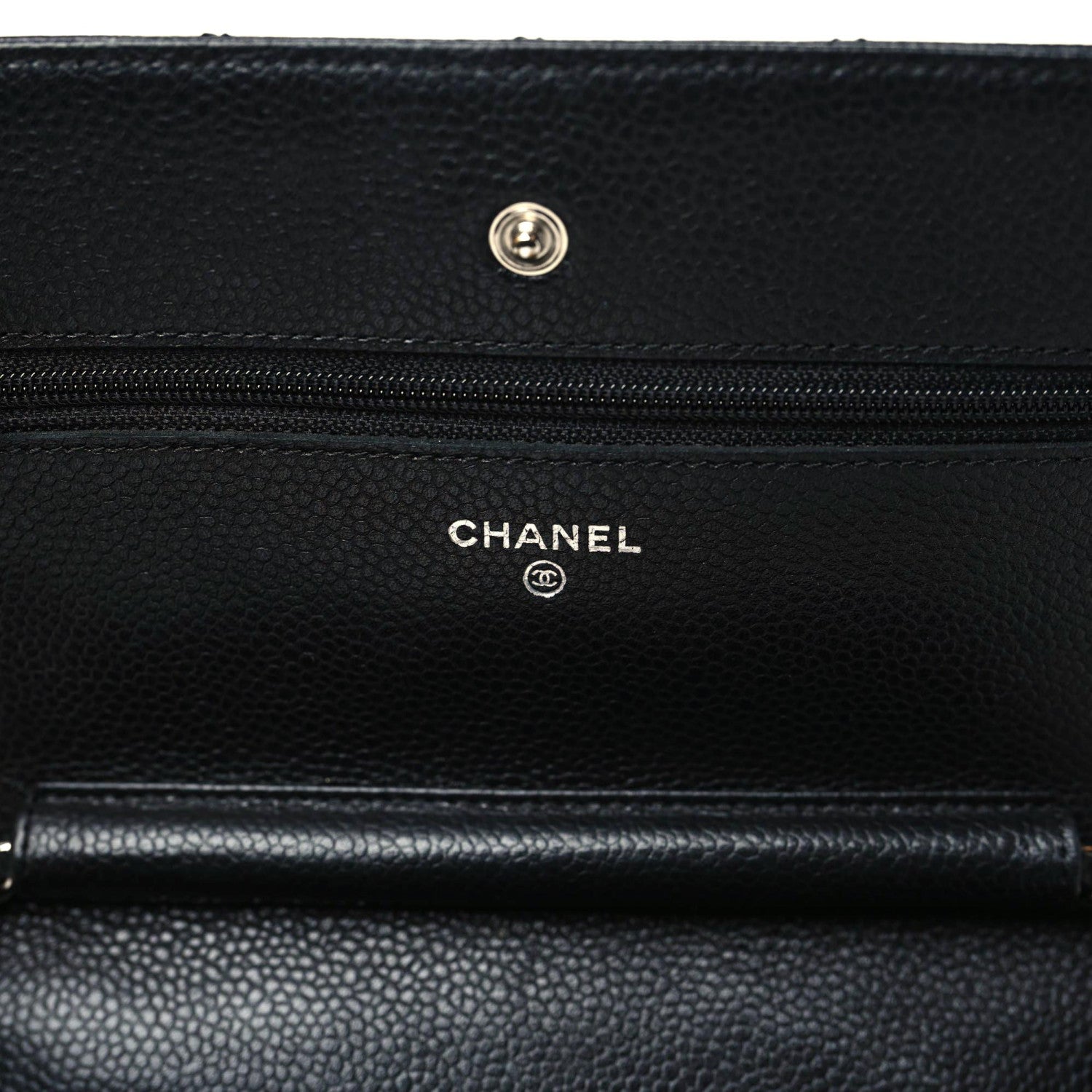 Chanel Caviar Quilted Wallet On Chain WOC Black 8 of 12