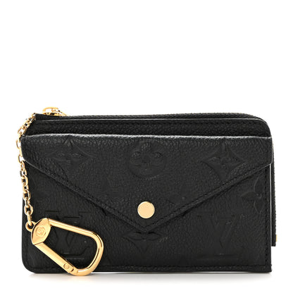 Louis Vuitton Empreinte Recto Verso Card Holder Black 1 of 9